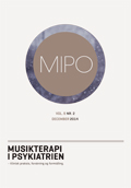 					Se Årg. 9 Nr. 2 (2014): Musikterapi i psykiatrien online 9(2)
				