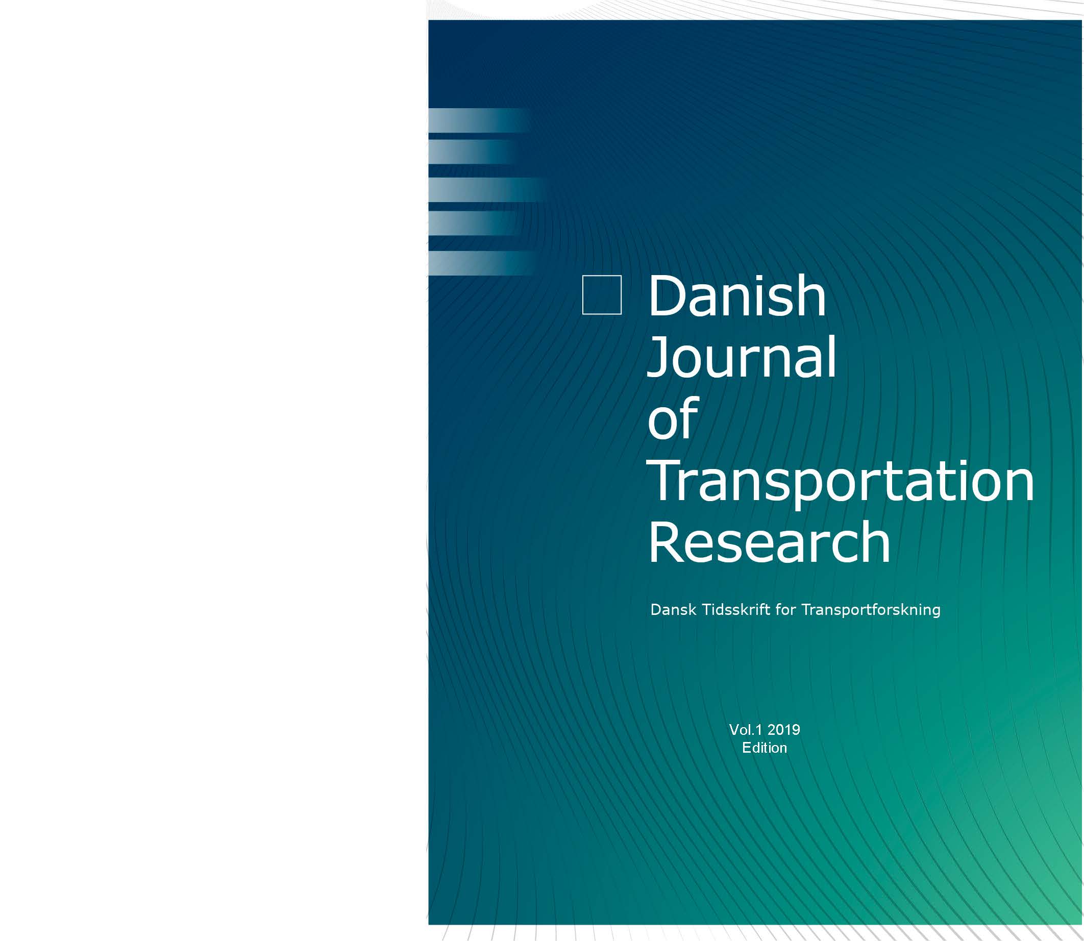					Se Årg. 1 (2019): Danish Journal of Transportation Research - Dansk tidsskrift for transportforskning
				